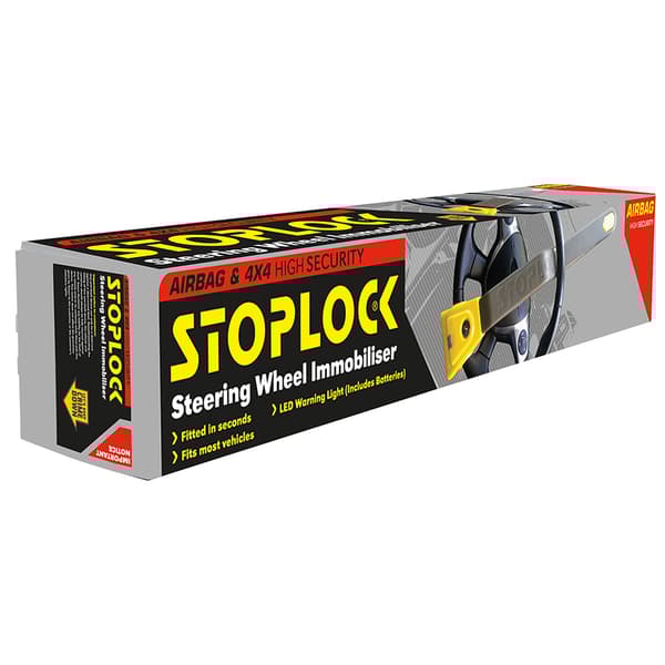 Ohjauspyörän lukko Stoplock AIRBAG LEDillä