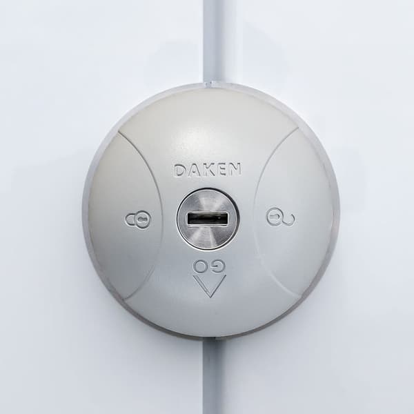 Van lås - 2-Pack Saturn GO - Nøglet ens - Grå