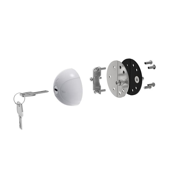 Van lås - 2-Pack Saturn GO - Nøglet ens - Grå