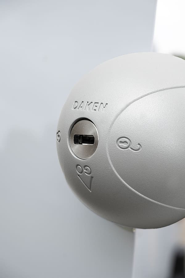 Van lås - 2-Pack Saturn GO - Nøglet ens - Grå
