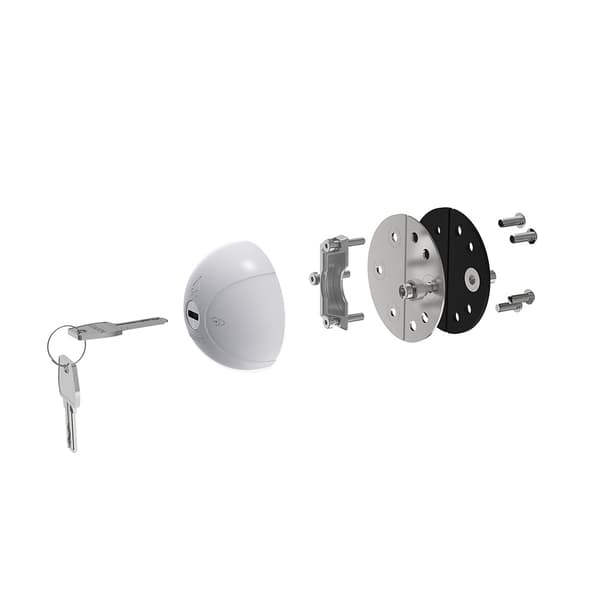 Pakettiauton lukko - 2-Pack Saturn GO - Valkoinen