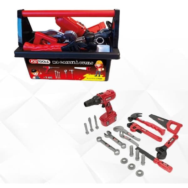 Verktygslåda för barn - KS TOOLS - Ref. 100093
