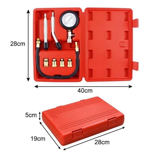 XMTECH Car Compression Tester - 0-20 bar Compression Tester, för fordon Lastbilar Bilar