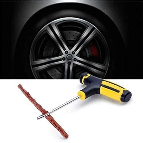 Fordon Däckreparationssats Bil Bil Motorcykel Cykel Tubeless däck Punktering Plug-Reparation Tool Kit Nåltillbehör VO869