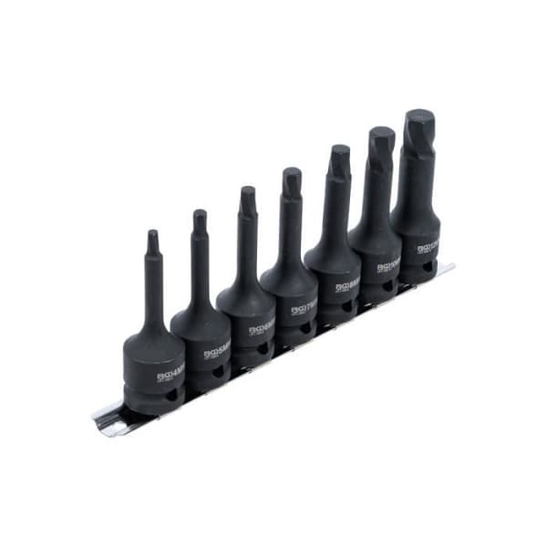 Set med skruvavdragare 12,5 mm sexkant 4-12 mm BGS TECHNIC - 7 st - 7004
