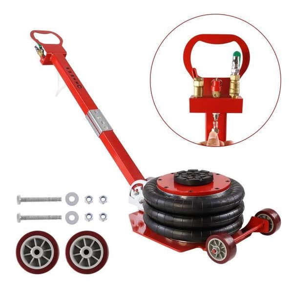 Pneumatisk jack - XMTECH - 3 ton - Snabblyft på 5 sekunder - Universal - Kompakt