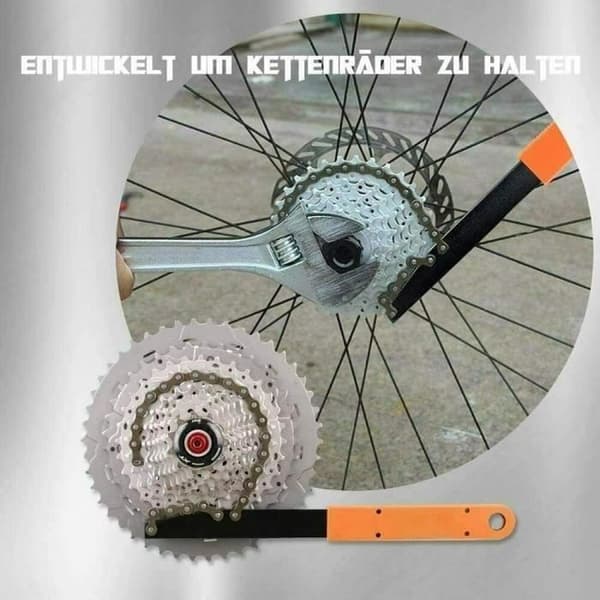 Kedjepiska - MAVURA - 3 i 1 kit - Cykelverktyg - Stål - Orange färg