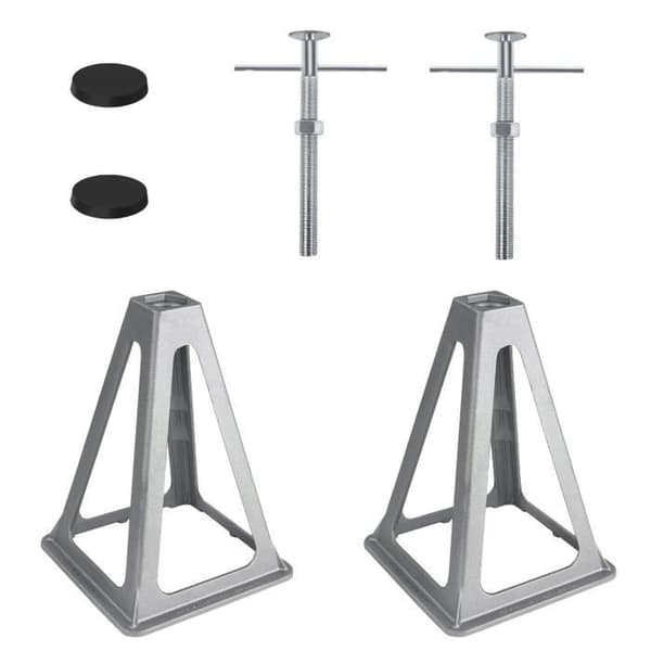 YUENFONG Set med 2 Cartrend aluminiumljus för husvagn Kapacitet 900 kg per ljus