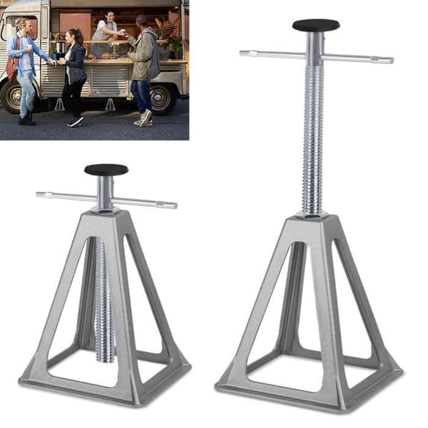 YUENFONG Set med 2 Cartrend aluminiumljus för husvagn Kapacitet 900 kg per ljus