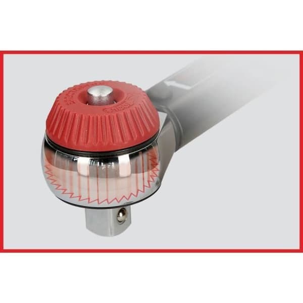 Momentnyckelsats - KS TOOLS - ERGOTORQUE® 516.2400 - 1/2 (12,5 mm) - 20-200 Nm - Stål