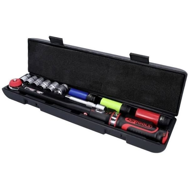 Momentnyckelsats - KS TOOLS - ERGOTORQUE® 516.2400 - 1/2 (12,5 mm) - 20-200 Nm - Stål