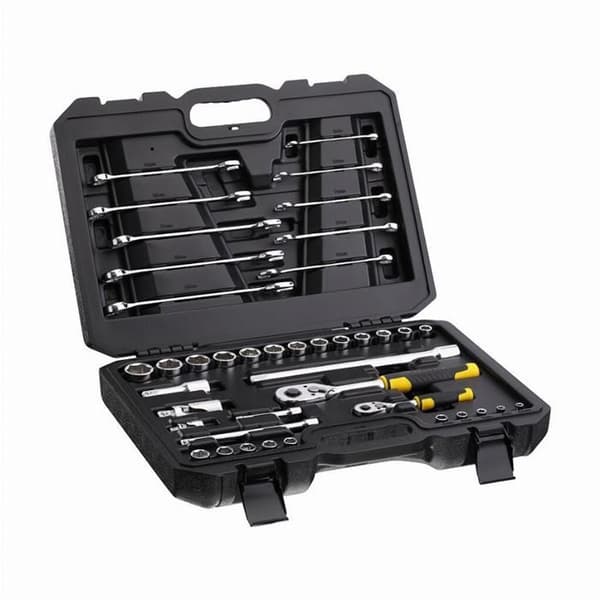 Coffret med hylsor 1/4' och 1/2' + STANLEY blandnycklar - 41 delar - STMT82832-1