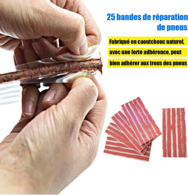 53PCS däckreparationssats, portabla bildäcksreparationssats, bildäcksreparationssats, bilpunkteringssats, reparationssats