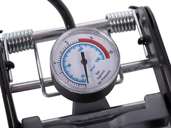Fotpump - Luftpump - Cykelpump - Madrasspump - 2-Kolvar