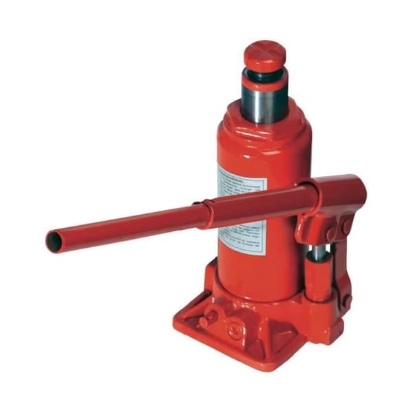 Hydraulisk domkraft - MANNESMANN - 8T - Röd - Vuxen - Metall