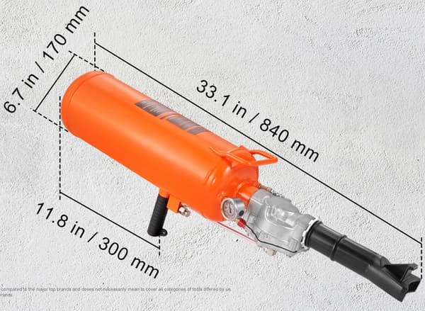8L kapacitet 120 psi däckpärlsätare, handhållen däckpump, snabb och enkel pumpning, säker att använda