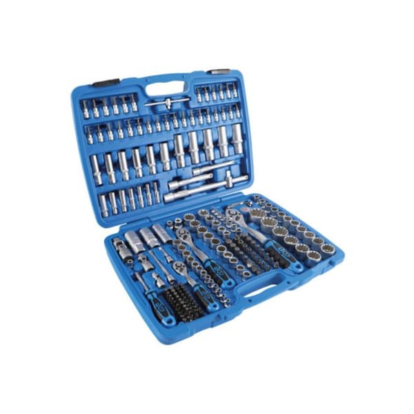 Gear Lock hylsnyckelsats 6,3 mm (1/4") / 10 mm (3/8") / 12,5 mm (1/2") 192 delar