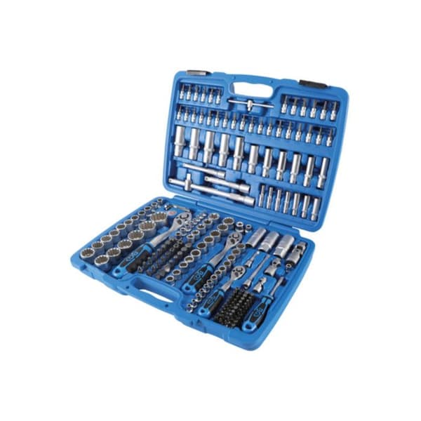 Gear Lock hylsnyckelsats 6,3 mm (1/4") / 10 mm (3/8") / 12,5 mm (1/2") 192 delar