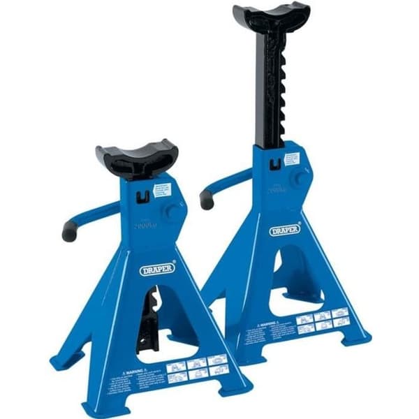 Rackljus - VOREL - 30878 - 2 stycken - 4 ton - Blå färg
