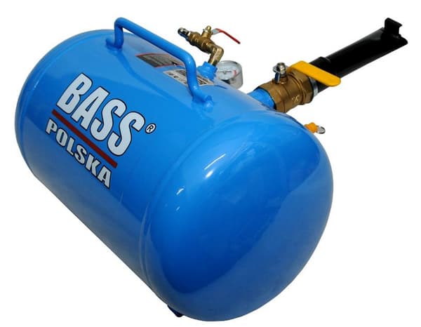 Pumpa, trycktank för pumpning av däck