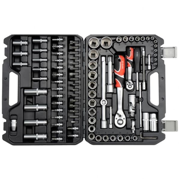 YATO Verktygssats 94 st Metall Svart YT-12681