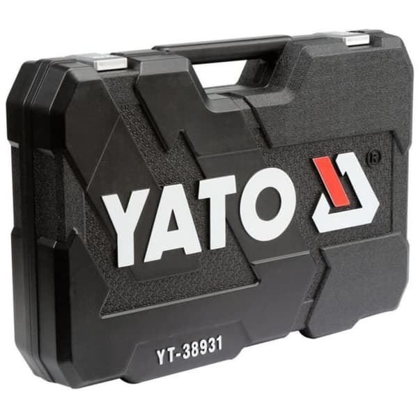 Spärrnyckelsats - YATO - YT-38931 - 173 delar - Krom-vanadinstål - Halkfri