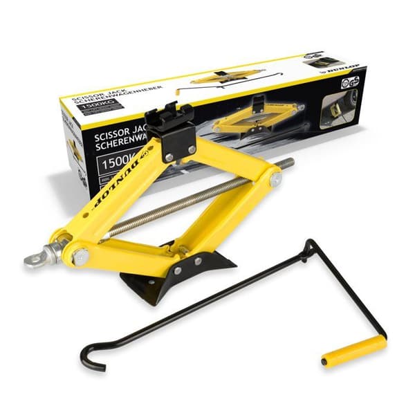 Diamantdomkraft - DUNLOP - 1500kg - Min höjd 260mm - Maxhöjd 380mm - Stål