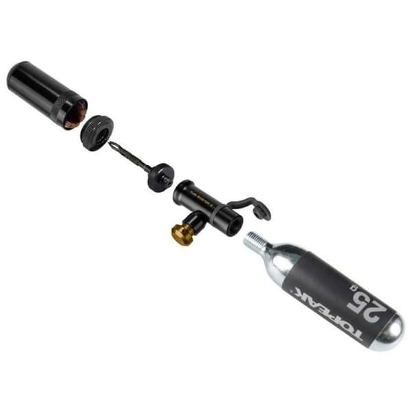 Tubeless Reparationskit - Topeak - TUBI Master X - Svart - Kompakt - CO2 Inkluderat