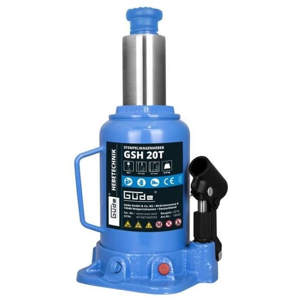 Hydraulisk domkraft - GSH - 10 t - Specialgjutjärn - Stål - Universell