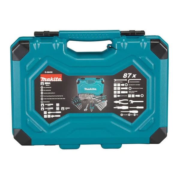 Verktygslåda med handverktyg 87 PCS - MAKITA - E-08458