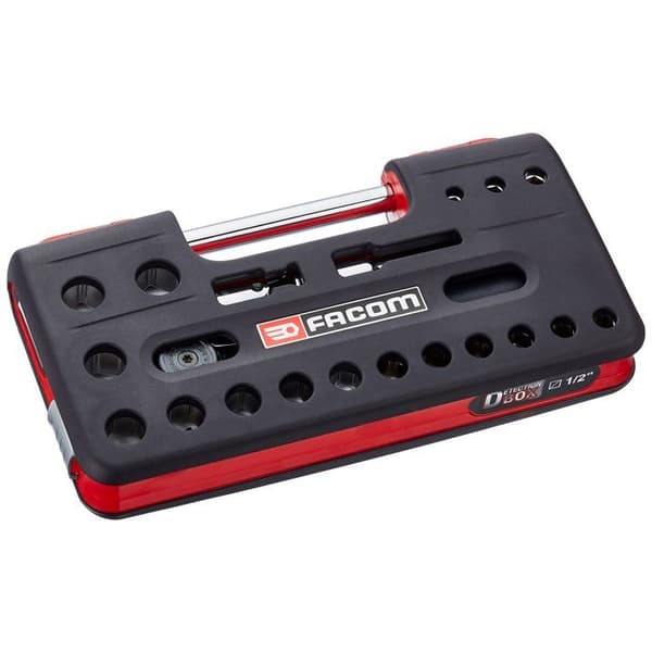 SOCKET LÅDA 1-2' 6P MM S.161B 21PC S.161DBOX1 FACOM - 19103