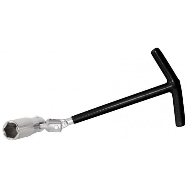 Ledad tändstiftsnyckel - KS TOOLS - 16 mm - Mekaniskt verktyg - Praktiskt och robust - Ergonomisk design