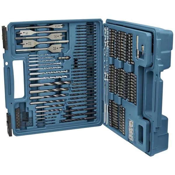 Borrar och bits - Makita - E-11689 - 256 stycken - HSS-R - Vit färg