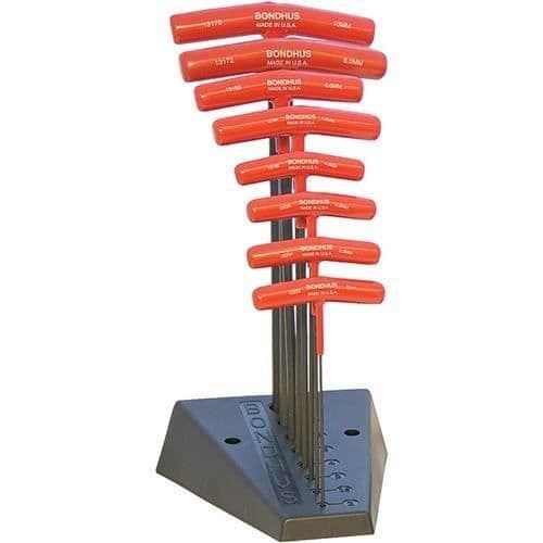 Starrett Nyckelset i t metriskt Röd - 13189