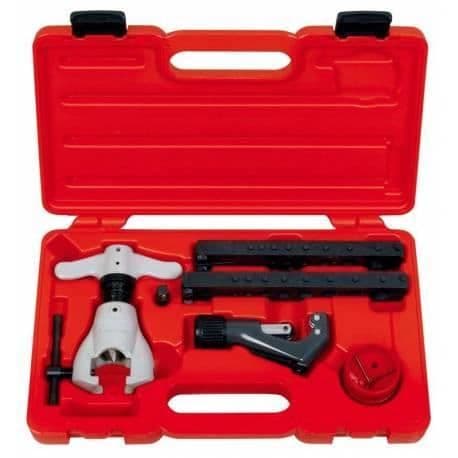 KS 45° spännhylsa låda 6-18mm och 1/8'-3/4' - KS TOOLS - Sammansättning av spännhylsor