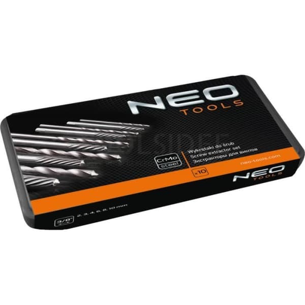 NEO set för vänstergrepp 2,3,4,6,5,7,5mm crmo stål