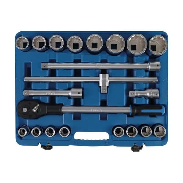 20 mm (3/4") tolvpunktssockelset 21 stycken