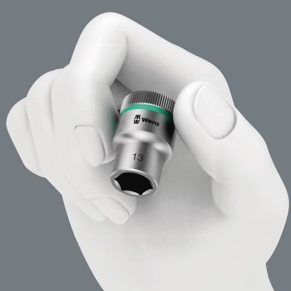 Nyckelset - WERA - C 4 Zyklop - 9 delar - Stål - Magnetstång