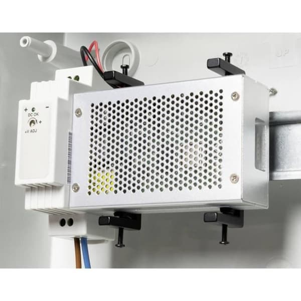 Monteringsfäste för Raspberry Pi-fodral och andra på DIN- och VESA-skena - JOY-IT - Svart