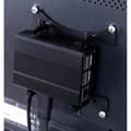 Miniatyrbild 2 av 3: Monteringsfäste för Raspberry Pi-fodral och andra på DIN- och VESA-skena - JOY-IT - Svart