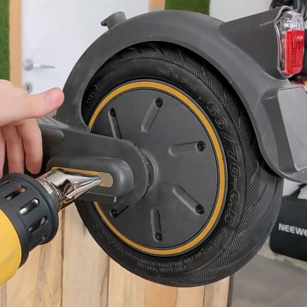 Pneu Tubeless Anti-Crevaison 10'' för Ninebot Max G2 Svart