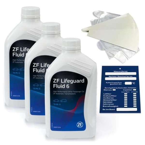 3 liters automatisk växellåda Olja 6HP ZF Lifeguard Fluid 6 Inkl.