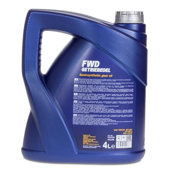 4 liter MANNOL FWD SAE 75W-85 transmissionsolja / manuell växellåda / API GL-4