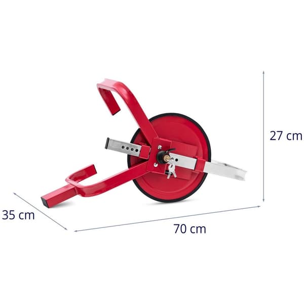 Stamony Hjullås - Universell användning - Rund - 13 - 15'' / max 19,5 cm däckbredd