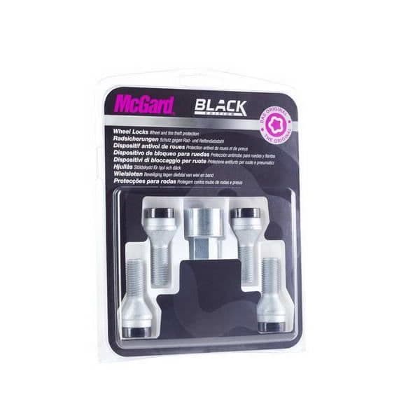 4 SUB MCGARD STÖLDSKRUVAR M12X1,25/ 60°/ LÅNG. 37MM/ Ø19MM