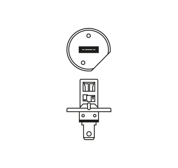 Bosch H1 12V 55W Gigalight Plus 120% 1st