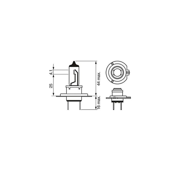 Bosch H7 12V 55W Ultra White 1stk