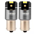 Miniatyrbillede 3 af 4: Led pære 2 stk canbus P21W 4X3030SMD hvid 12/24V