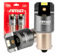 Miniatyrbillede 4 af 4: Led pære 2 stk canbus P21W 4X3030SMD hvid 12/24V