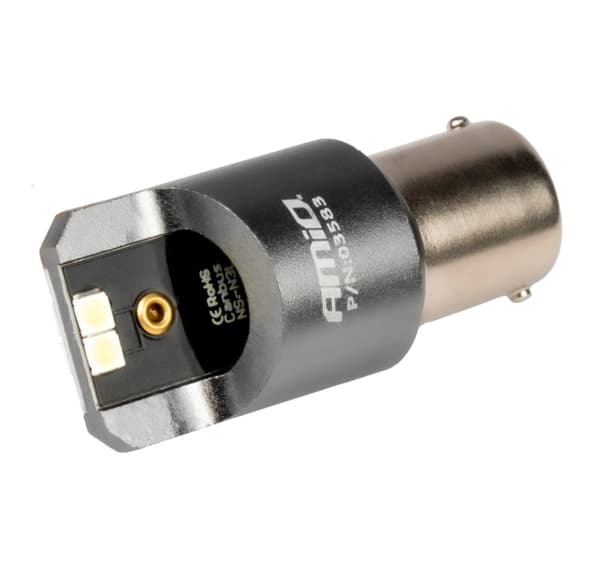 Led pære 2 stk canbus P21W 4X3030SMD hvid 12/24V